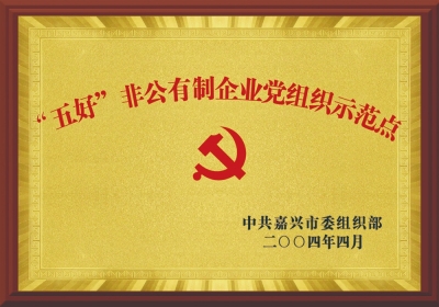 “五好”非公有制企業黨組織示范點