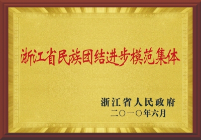 浙江省民族團結進步模范集體